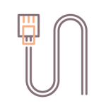 90 Electrician Icons - Unexpanded_Telephone Cable